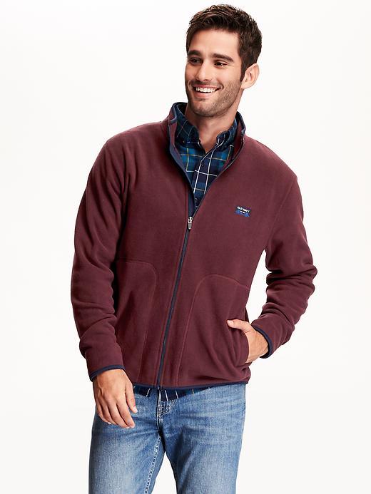 Old Navy Performance Fleece Full Zip Jacket Size S - Raisin Arizona