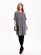 Old Navy Womens Pintucked Shift Dress Size L Tall - Dorian Grey