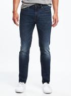 Old Navy Mens Slim Tough Max Built-in Flex Jeans For Men Medium Wash Size 44w