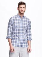 Old Navy Slim Fit Poplin Shirt For Men - Rock The Boat