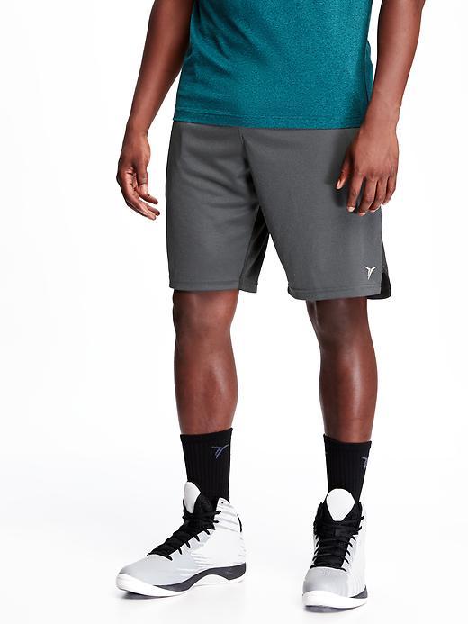 Old Navy Go Dry Dry Touch Basketball Shorts For Men - Midnight Oil