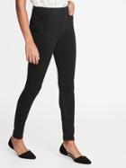 High-rise Rockstar 24/7 Sculpt Super Skinny Black Jeans For Women