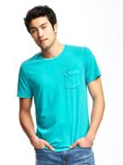 Old Navy Garment Dyed Crew Neck Tee For Men - Reef History Of Time