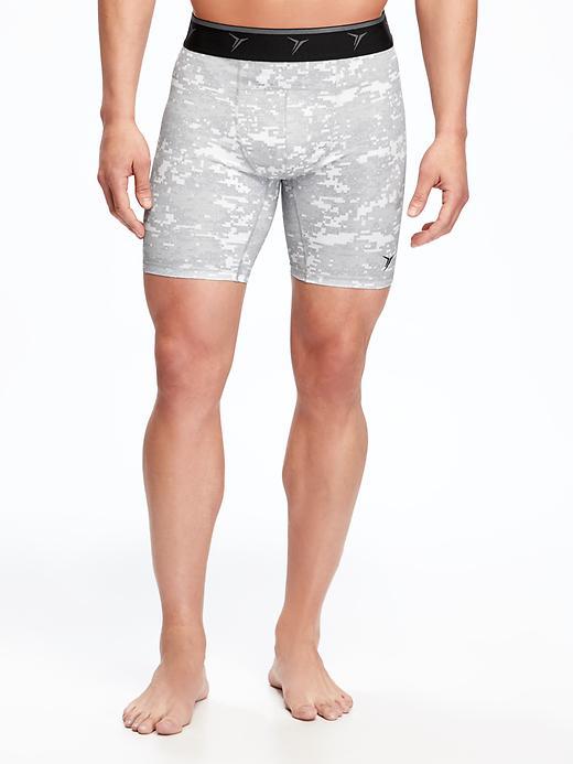 Old Navy Go Dry Base Layer Shorts For Men - Salt Camo