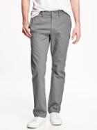 Old Navy Broken In Slim Fit Twill Khakis For Men - Gray Stone