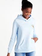 Old Navy Womens Logo-graphic Pullover Hoodie For Women Just Chill Size S