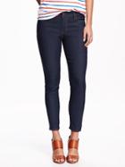 Old Navy Mid Rise Super Skinny Ankle Jeans - Rinse