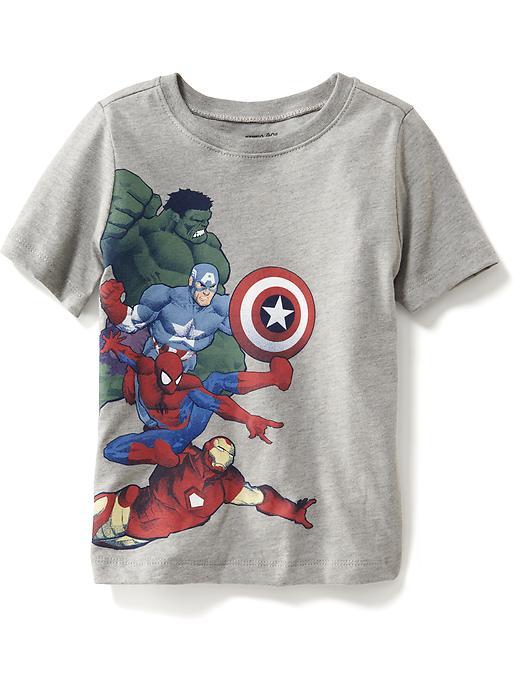 Old Navy Marvel Comics Avengers Tee For Men - B10 Medium Hthr Grey
