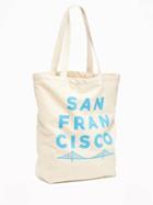 Old Navy Printed Canvas Tote - Juiced Up
