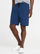 Old Navy Mens Dry-quick Built-in Flex Cargo Shorts For Men (9) Pacific Blue Size M