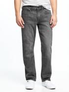 Old Navy Mens Regular Jeans For Men Gray Wash Size 32w