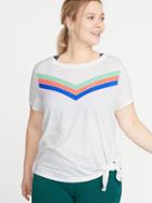 Graphic Side-tie Plus-size Performance Tee