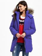 Old Navy Frost Free Hooded Down Fill Parka For Women - Ultraviolet