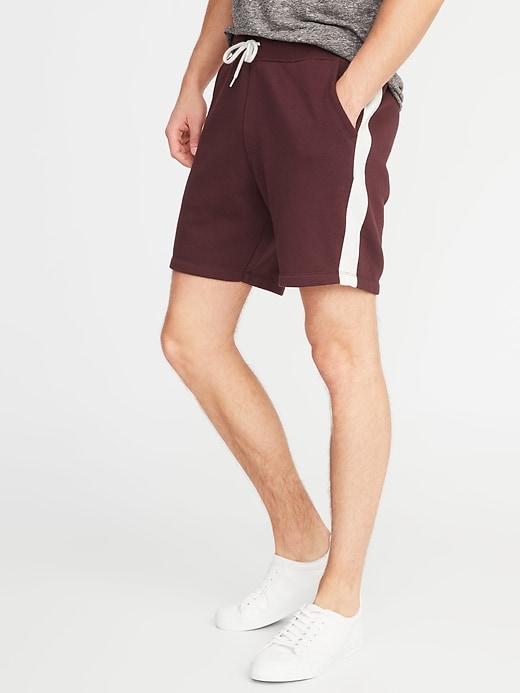 Side-stripe Jogger Shorts For Men - 7.5-inch Inseam