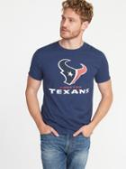 Old Navy Mens Nfl Team Graphic Tee For Men Texans Size L