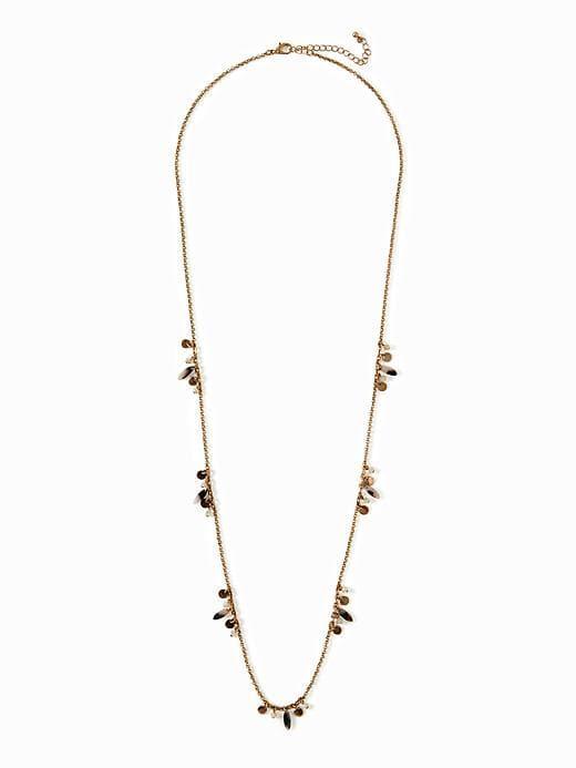 Old Navy Marbled Bead Necklace For Women - Marble