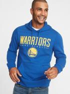Old Navy Mens Nba Team-graphic Pullover Hoodie For Men Golden State Warriors Size S