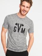 Old Navy Mens Graphic Go-dry Built-in Flex Tee For Men Gym Size M
