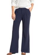 Old Navy Womens Pleated Wide Leg Trousers Size 14 Tall - In The Navy