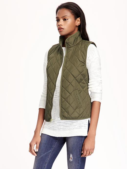 Old Navy Quilted Vest For Women - Salamander