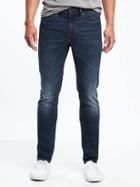 Old Navy Slim Tough Max Built In Flex Jeans For Men - Medium Wash