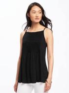 Old Navy Relaxed Embroidered Cami For Women - Black