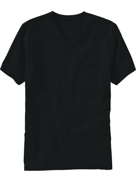 Old Navy Mens Classic V Neck Tees - Black Jack