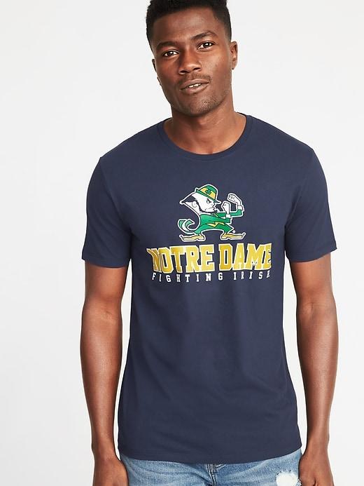 Old Navy Mens College Team Graphic Tee For Men Notre Dame Size Xl