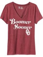 Old Navy Womens College Team V Neck Tee Size L - Oklahoma