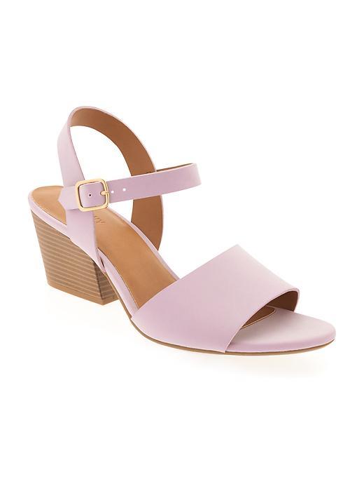 Old Navy Block Heel Sandals For Women - Get A Mauve On