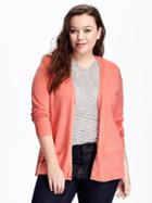 Old Navy V Neck Plus - Tangy Grapefruit Poly