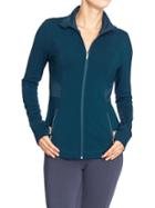 Old Navy Womens Active Compression Jackets - Victorian Blue