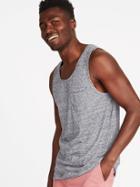 Old Navy Mens Jersey Pocket Tank For Men Medium Charcoal Gray Size M