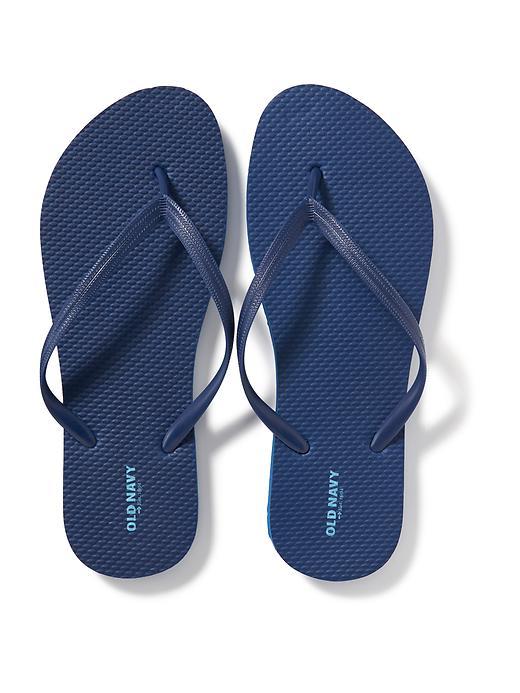 Old Navy Classic Flip Flops For Women - Blue