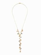 Old Navy Womens Mixed-metal Petal Y-necklace For Women Mixed Metal Size One Size