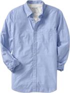 Old Navy Mens Everyday Classic Regular Fit Shirts - Blue
