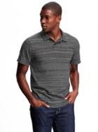 Old Navy Jersey Polo For Men - Heather Gray