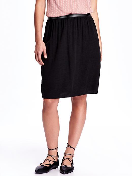 Old Navy Textured Mini Skirt - Black