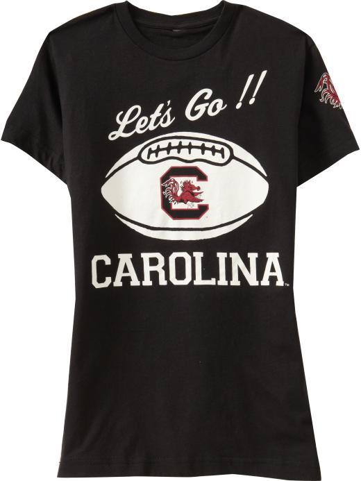 Old Navy Womens Lets Go!! College Team Tees - Univ. Of South Carolina