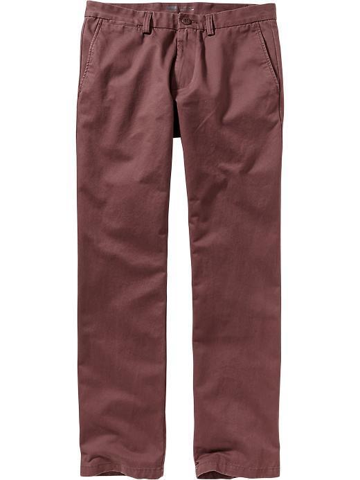 Old Navy Mens Straight Ultimate Khakis - Cabernet Cabaret