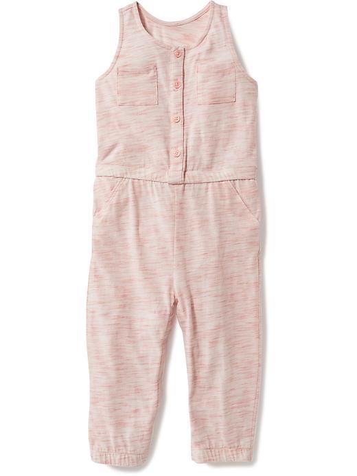 Old Navy Space Dye Sleeveless Jumpsuit - Blush It Off