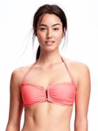 Old Navy Halter Bandeau Bikini Top - Pinker Still