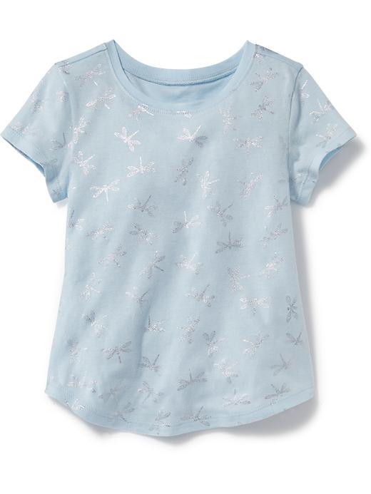 Old Navy Allover Floral Tee - Dragonfly