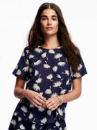 Old Navy Printed Trapeze Top For Women - Navy Floral
