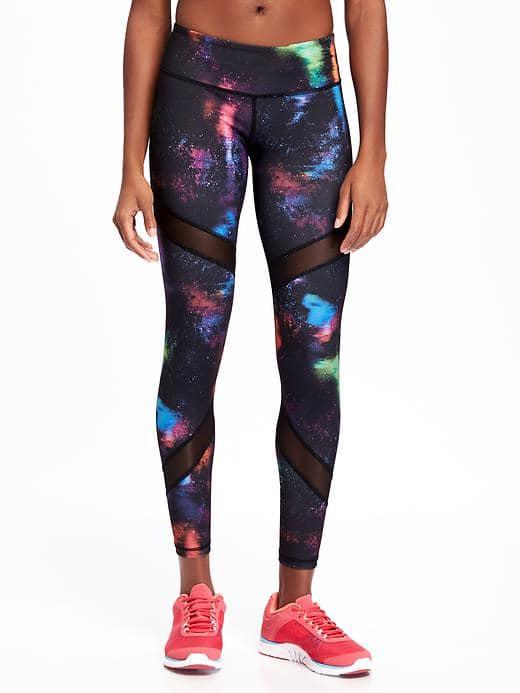 Old Navy Mesh Trim Compression Leggings For Women - La Galaxy