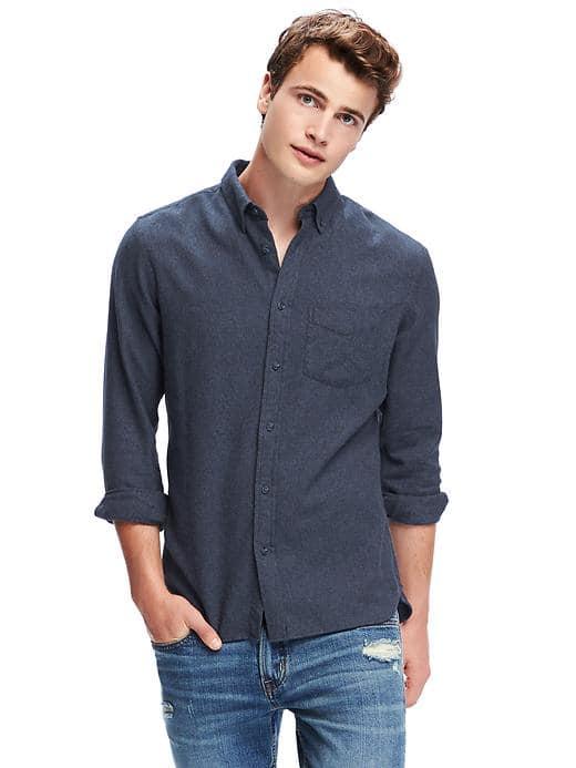 Old Navy Slim Fit Dobby Shirt For Men - Goodnight Nora