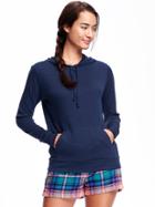 Old Navy Relaxed Pullover Hoodie For Women - Ultraviolet