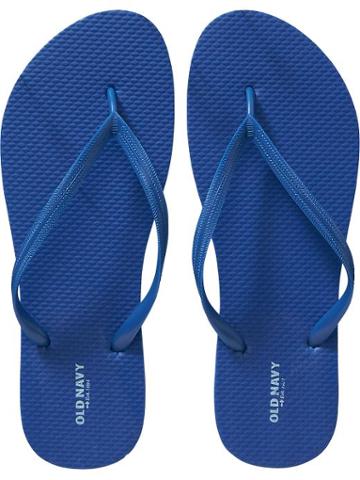Old Navy Womens Classic Flip Flops Size 10 - Just So Cerulean