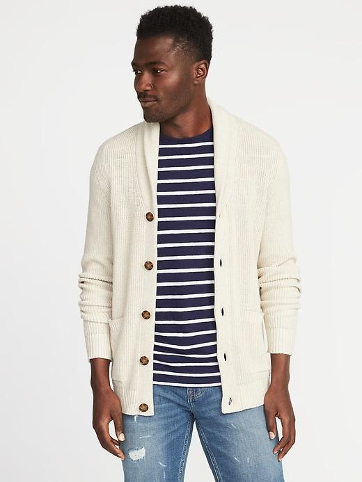 Old Navy Mens Shawl-collar Cardigan For Men A Shore Thing Size L