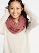 Rib-knit Infinity Scarf For Women